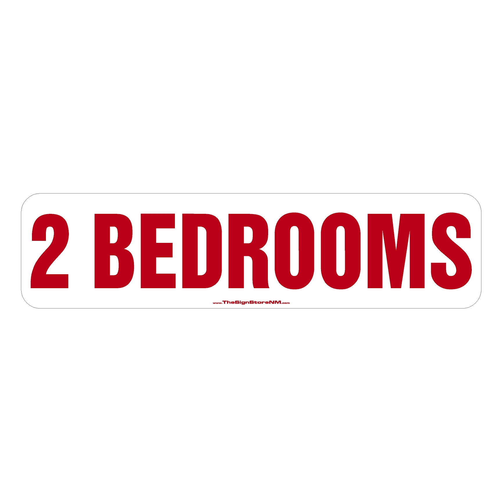 2 Bedrooms – Rider Sign