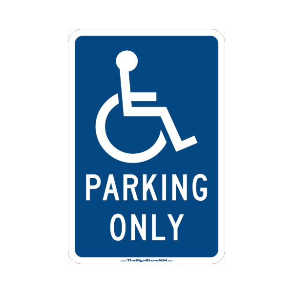 ADA Parking Only with Symbol Sign