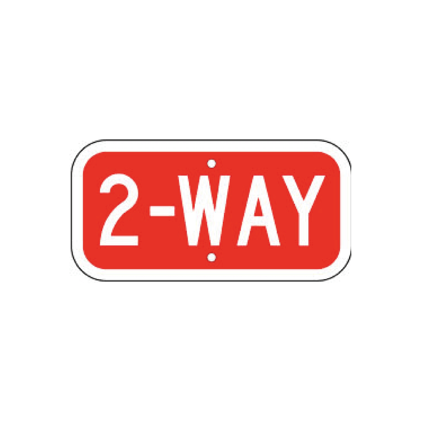 Cross 2-Way Sign