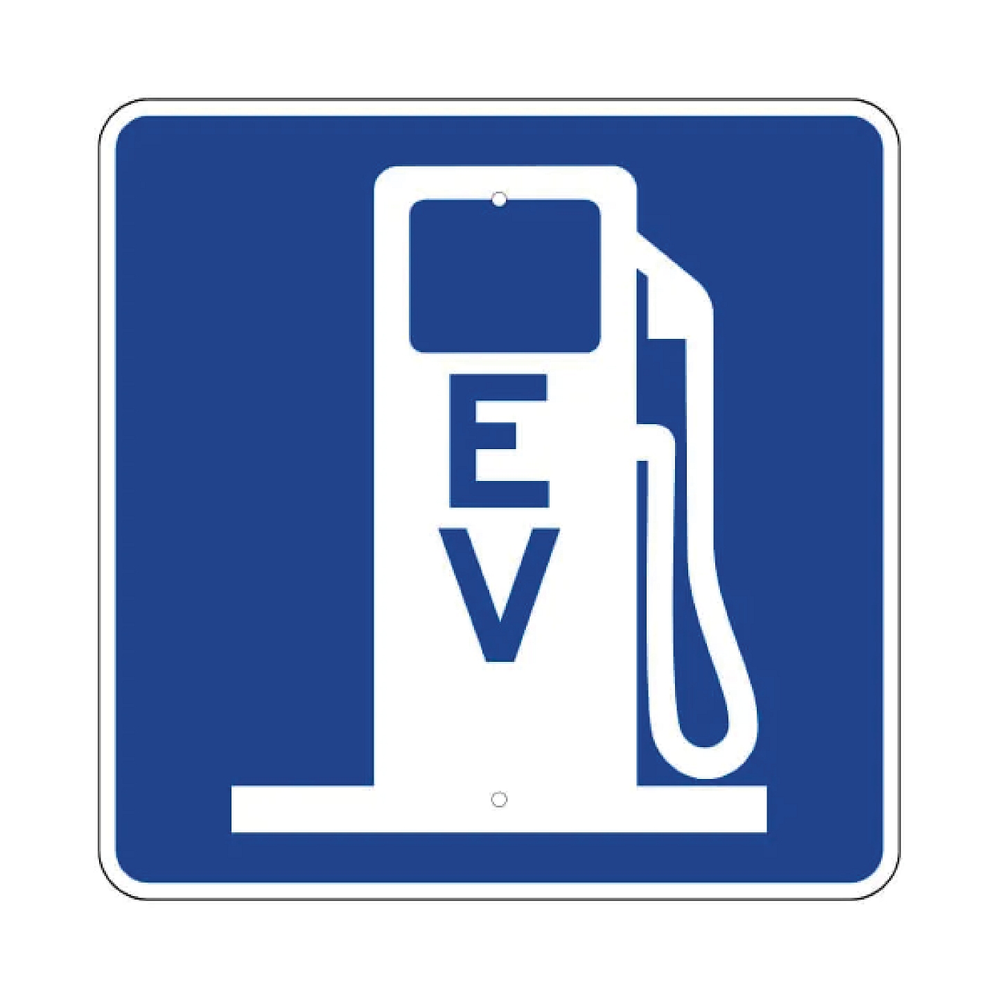 Electric Vehicle Charging Station Sign