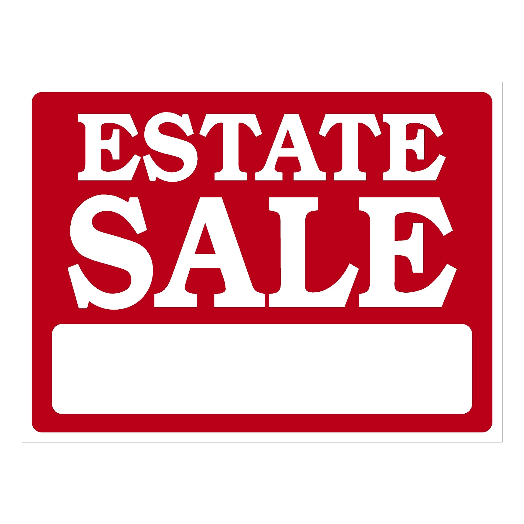 Estate Sale – Sign
