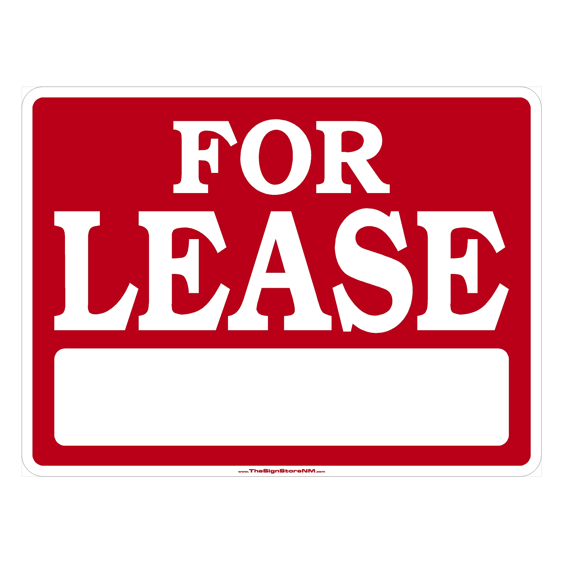 For Lease – Sign