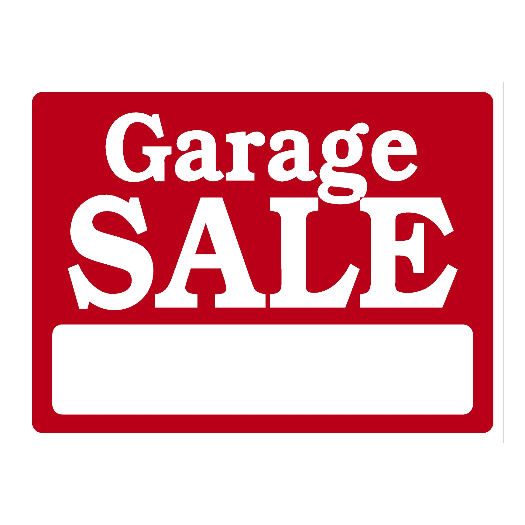 Garage Sale – Sign