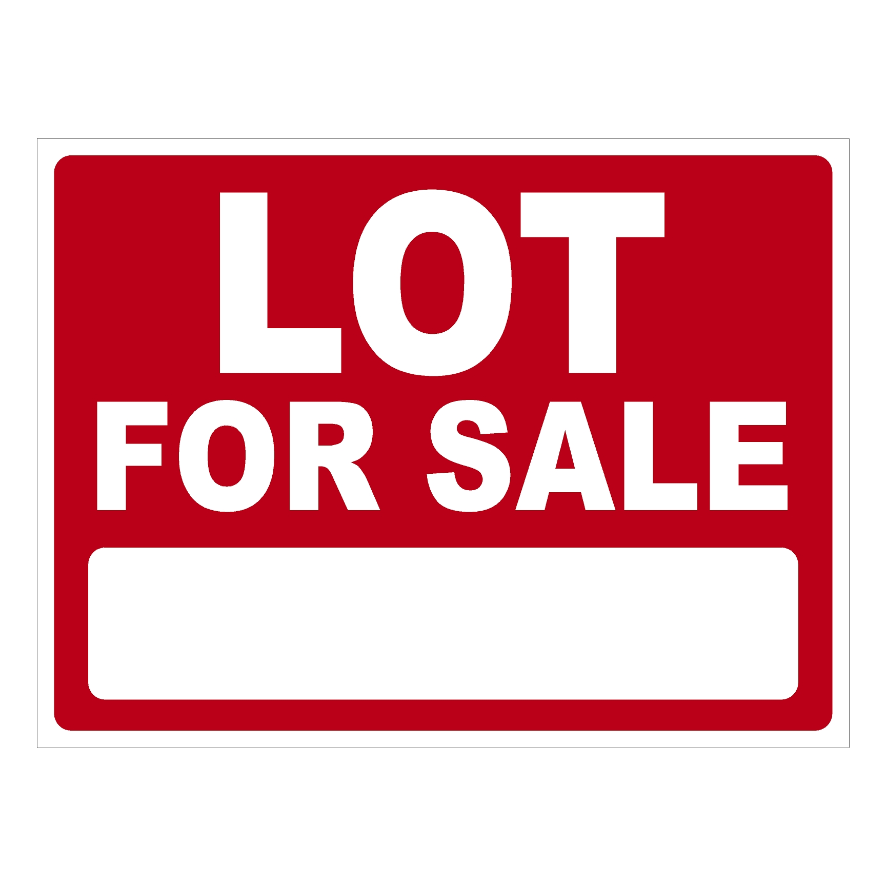 Lot for Sale – Sign