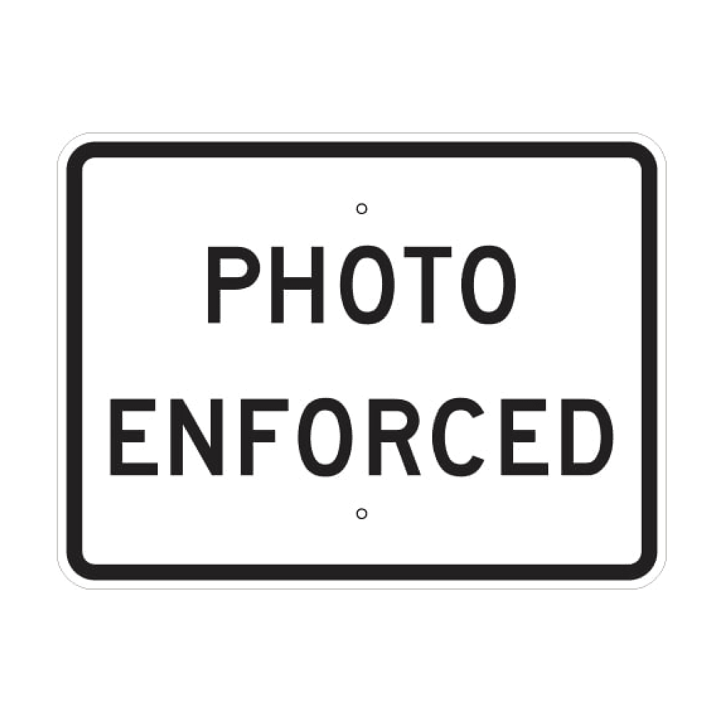 Photo Enforced Sign