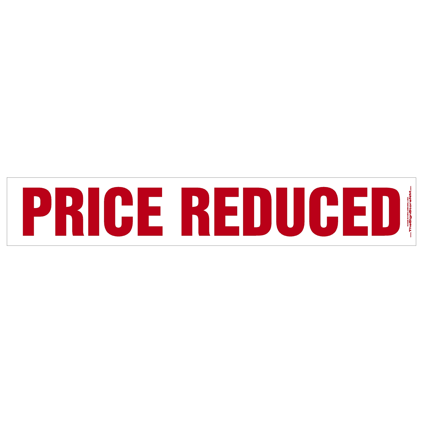 Price Reduced – Decal