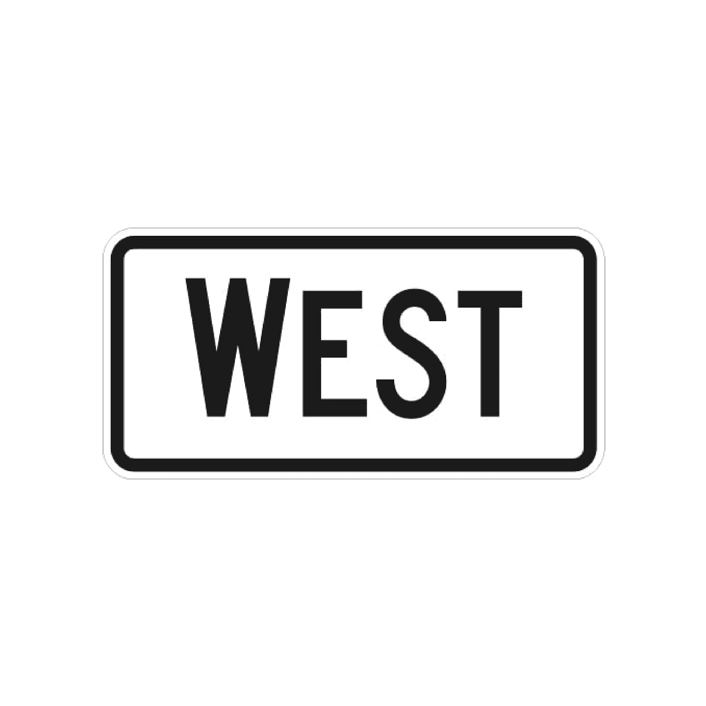 West Auxiliary Sign