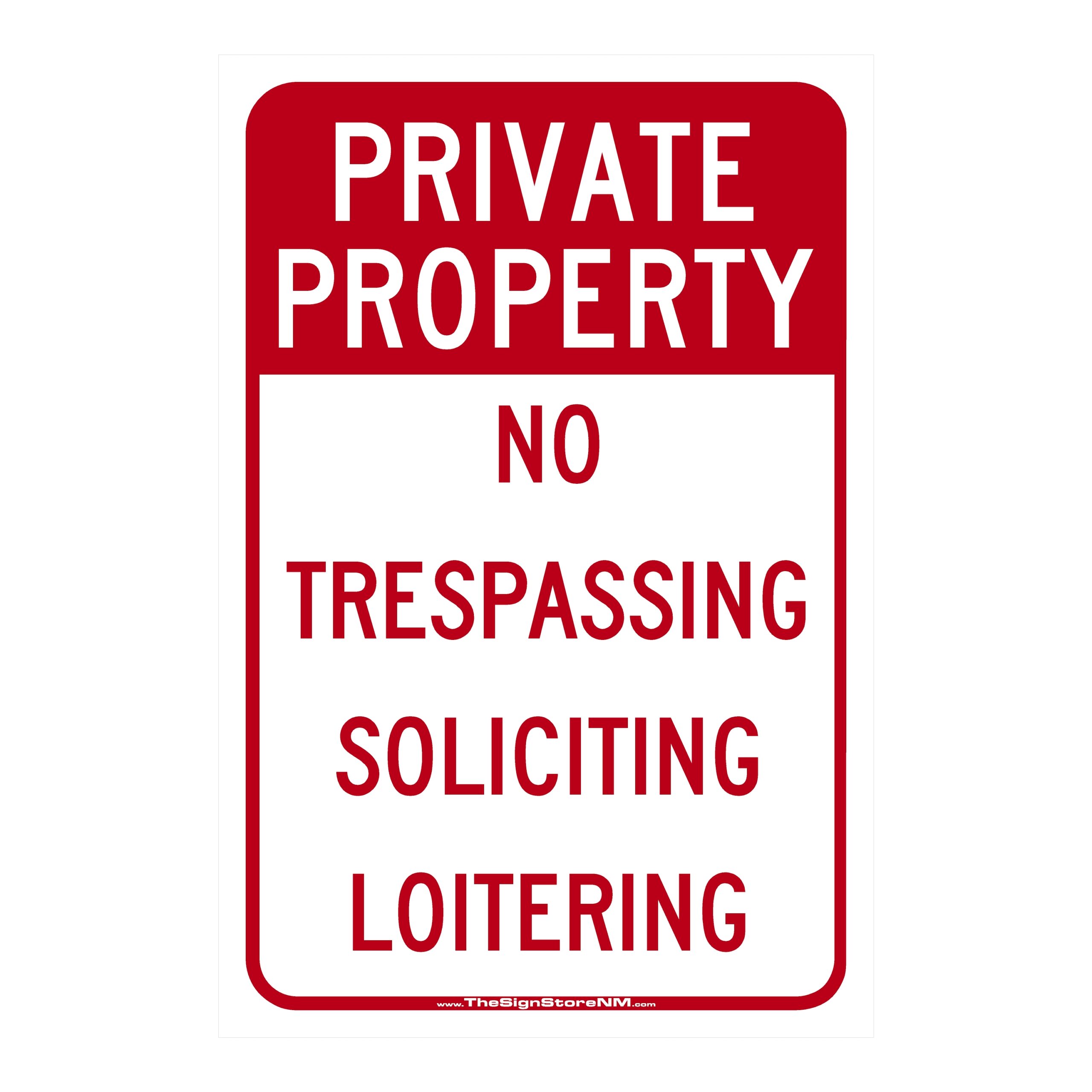Private Property - Layout 4 Sign